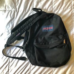 black jansport backpack